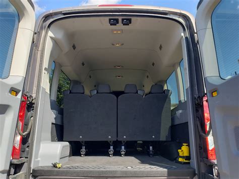 View model details of the 2024 <strong>Ford Transit</strong>® <strong>Passenger Van</strong> XLT like <strong>Ford</strong> Co-Pilot® 360 technology with Blind Spot Information System & Front/Rear Split-View Camera. . 12 pass ford transit 12 passenger van interior layout